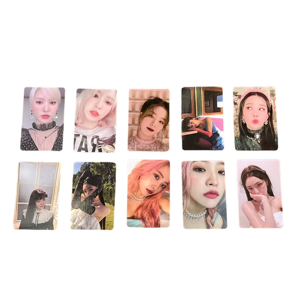 10pcs/set Kpop Red Velvet The ReVe Cards, No Official